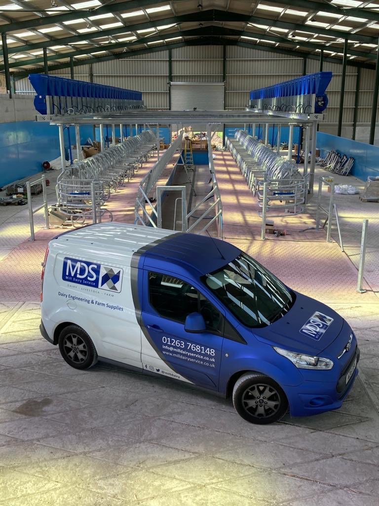 MillDairy's tweet photo. Another angle a few weeks back featuring one of our vans! 👀 #fullwood @fullwoodpackouk #milkingequipment #milkingparlour #teamdairy #equipmentsupplier #sparesonline #shoponline https://t.co/VIRCasyk8S