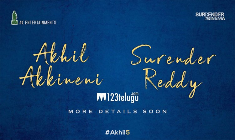 123telugu's tweet photo. The Much Awaited Announcement Is Here

https://t.co/mkhXk8VOQU

Young &amp; Dynamic Hero @AkhilAkkineni8 Joins Hands With Stylish &amp; Star Director @DirSurender For #Akhil5

@AnilSunkara1 @AKentsOfficial @S2C_Offl @VamsiVakkantham https://t.co/SbSbahMqjQ