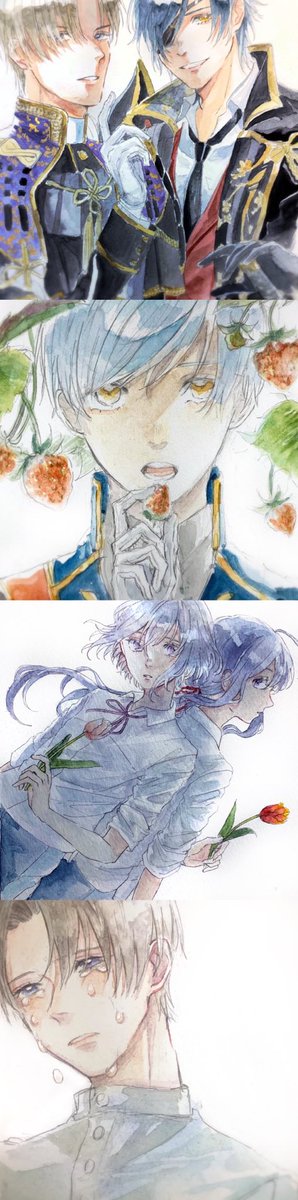 #秋の夜長を楽しみながら刀剣乱舞好きさんと繋がりたい
水彩したり鉛筆だったり、時々漫画描いたりしてます✏︎ 