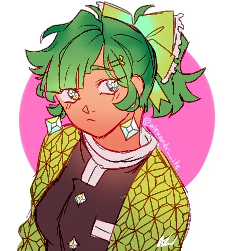 ahyuggg's tweet photo. 💎Kessho💎
I haven't drawn her in a while!
Decided Kessho is her own character! This is just her in kny :)
#kesso #oc #demonslayer #kimetsunoyaiba https://t.co/AdICN6B3Vc
