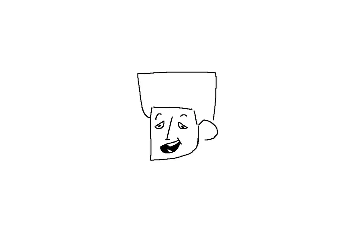 Super into the cartoon guy on my tl that looks like this 