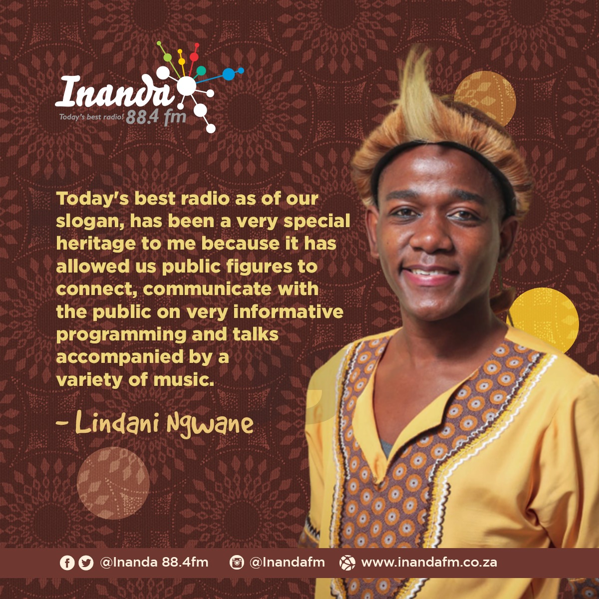 inanda884fm's tweet photo. Zibeke ethubeni lokuwina hamper ngoku Vakashela amakhasi wethu ezinkundleni zokuxhumana usho nawe ukuthi yini eyenza inanda fm ibe igugu kuwe.
@marndisah
@lindani_ngwane
#Zithole #Zazi #Ziqhakambise #Igugu https://t.co/zLptZREY1T