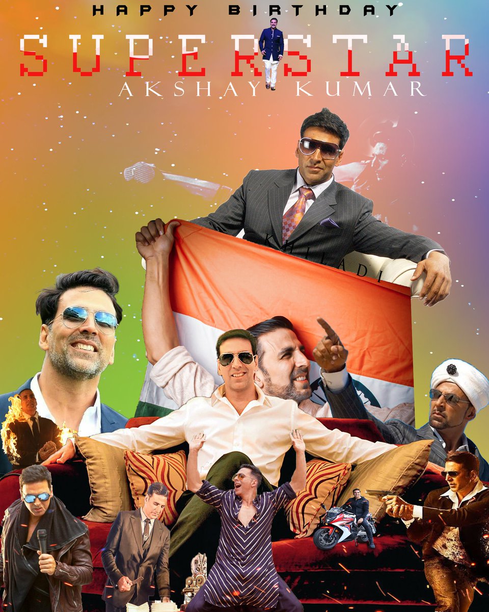 FILMYBOY__'s tweet photo. KING OF BOLLYWOOD

@akshaykumar 
#Khiladi #Akki 

#HappyBirthdayAkshayKumar https://t.co/JryD2s3W2N