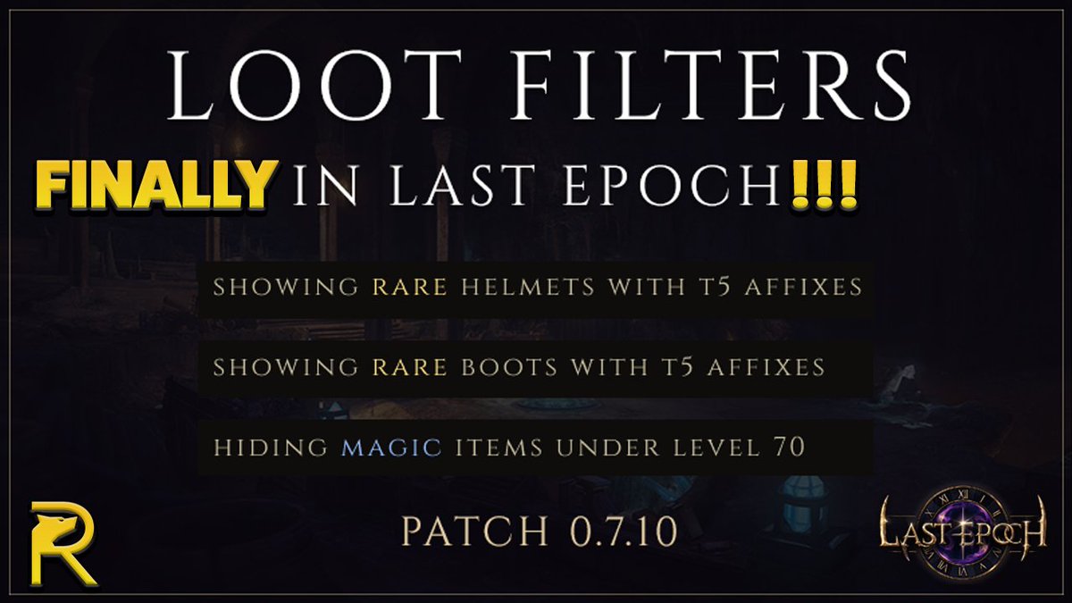 TiBone1522's tweet photo. You have asked for it and EHG is delivering!
It is Finally coming after such high demand Loot Filter is coming to @LastEpoch. Now endgame will feel so much better to grind! Patch 0.7.10 is going to be Awesome!!  
#PatchHype
#LastEpoch 
#indiegame 

➡️ https://t.co/HoszCrewfN https://t.co/lh8s53sFWO