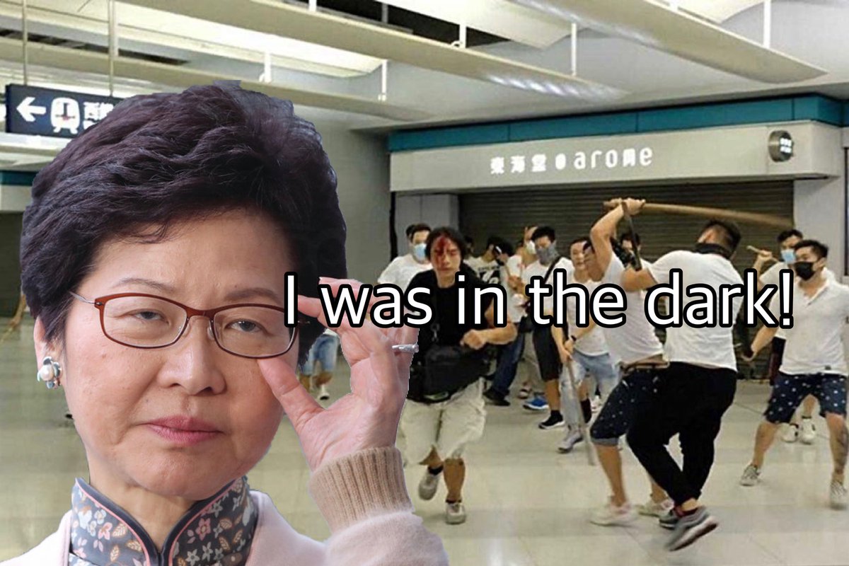 daily_recordhk's tweet photo. 3 reliable source suggested that #CE #Carrielam was in the dark during the #721attack. It was only till Betty Fung, Head of Policy Innovation and Co-ordination Office, steppes out of the office that she was informed of the attack through a text message, according to @TheAtlantic https://t.co/dmVlMoVba5