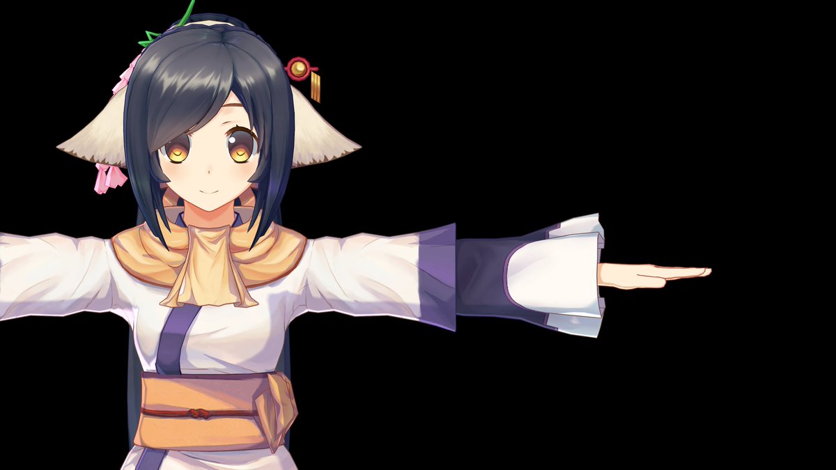 ゆかな家の空幻 そういえば クオンの３ｄモデル を作る途中ですが だいたいこんな感じです 一応これはうちのゲームと同じ規格だから これはunity3dの効果です 普通にスマホゲームに運用するも可能です