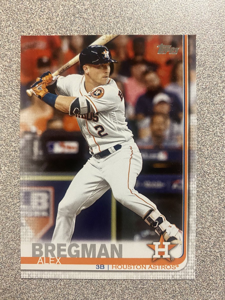 AstrosAtoZ's tweet photo. #AstrosWinContest 23!  If the #Astros win, so does your favorite fan!

The winner will receive this Alex Bregman card!

To enter, just @ your favorite #Astros fan.  Your nominee gets two entries if you RT this. https://t.co/WXJjkjsQ3N