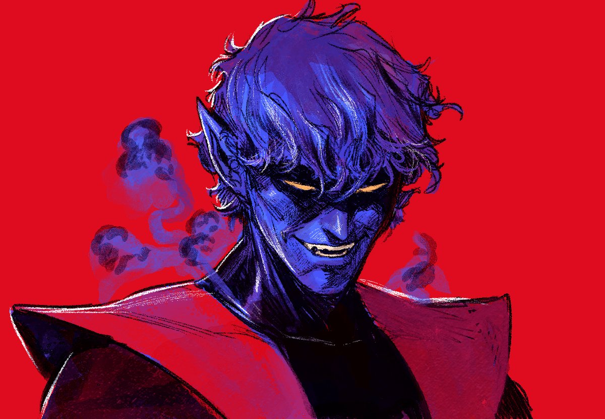DaveRapoza's tweet photo. small nightcrawler sketch https://t.co/OXFaGGdbfR