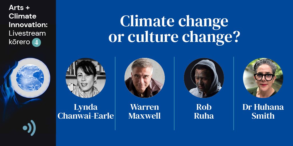 PANNZArtsMarket's tweet photo. Join us this evening at 7pm for the 4th episode of our Arts and Climate innovation kōrero series. Tonight! Join us to share ideas about how our values and identity, expressed through the arts shape our climate change response. 

🌎 https://t.co/t4LadC6W0k https://t.co/5gTHhgr2Hx
