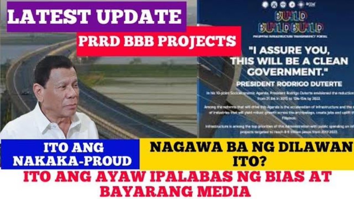 reaksyontv's tweet photo. Check out my latest video "ITO ANG NAKAKA-PROUD AT AYAW MAPANOOD ng mga DILAWAN PANGULONG DUTERTE at VINCE DIZON BBB UPDATE"

Watch Now: https://t.co/DQDPLe0lv9

(Posted via https://t.co/J8kBglA3M2) https://t.co/yb7aq9ZGHS