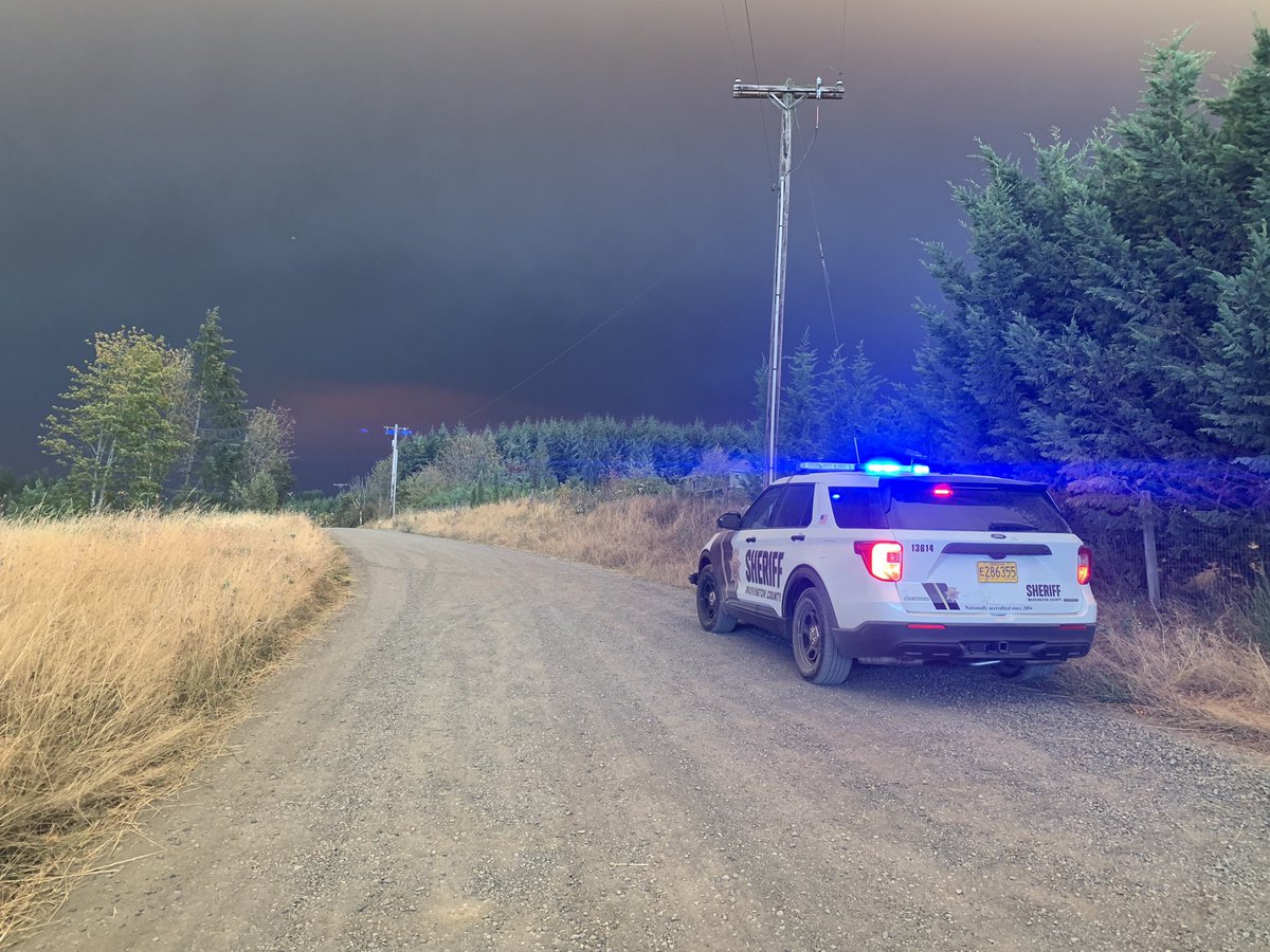 Staging area for evacuated residents has been moved to Mountainside High School