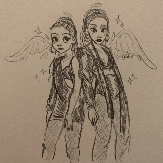 chloe x halle sketch because who needs sleep ??✨ 