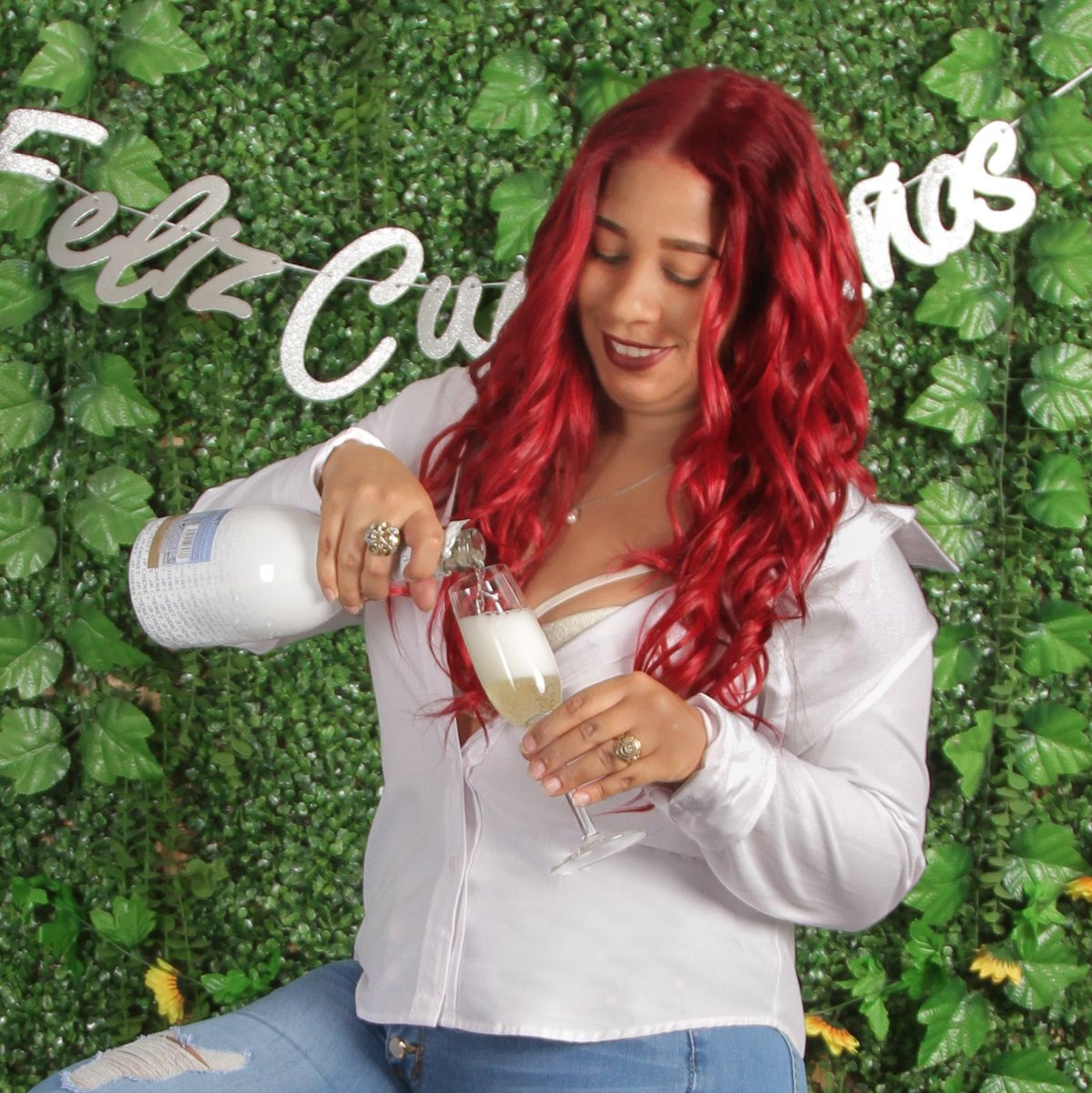 🥂🍾😍 #PeliRoja❤