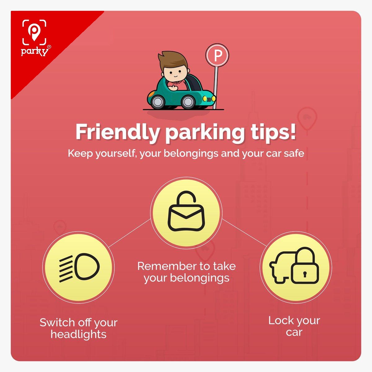 ParkyIndia's tweet photo. #Parky #FriendlyTips #Parking #ParkingSafety #ParkSafe https://t.co/EtzJSfDCaX