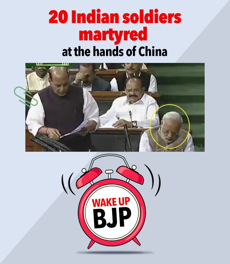 INCashishsaini's tweet photo. Also,  COVID-19 cases continue to rise unabated and China continues to occupy Indian territory. 
Let's take a look at some facts: 

#WakeUpBJP
#PonziModi 
#ModiKiMKB https://t.co/mgRTUz4kn0