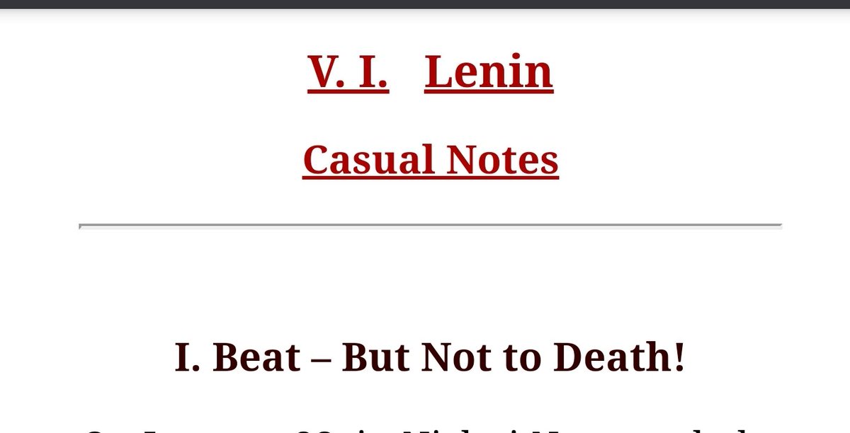 "Beat, but not to death" is very applicable in the era of protests against police brutality