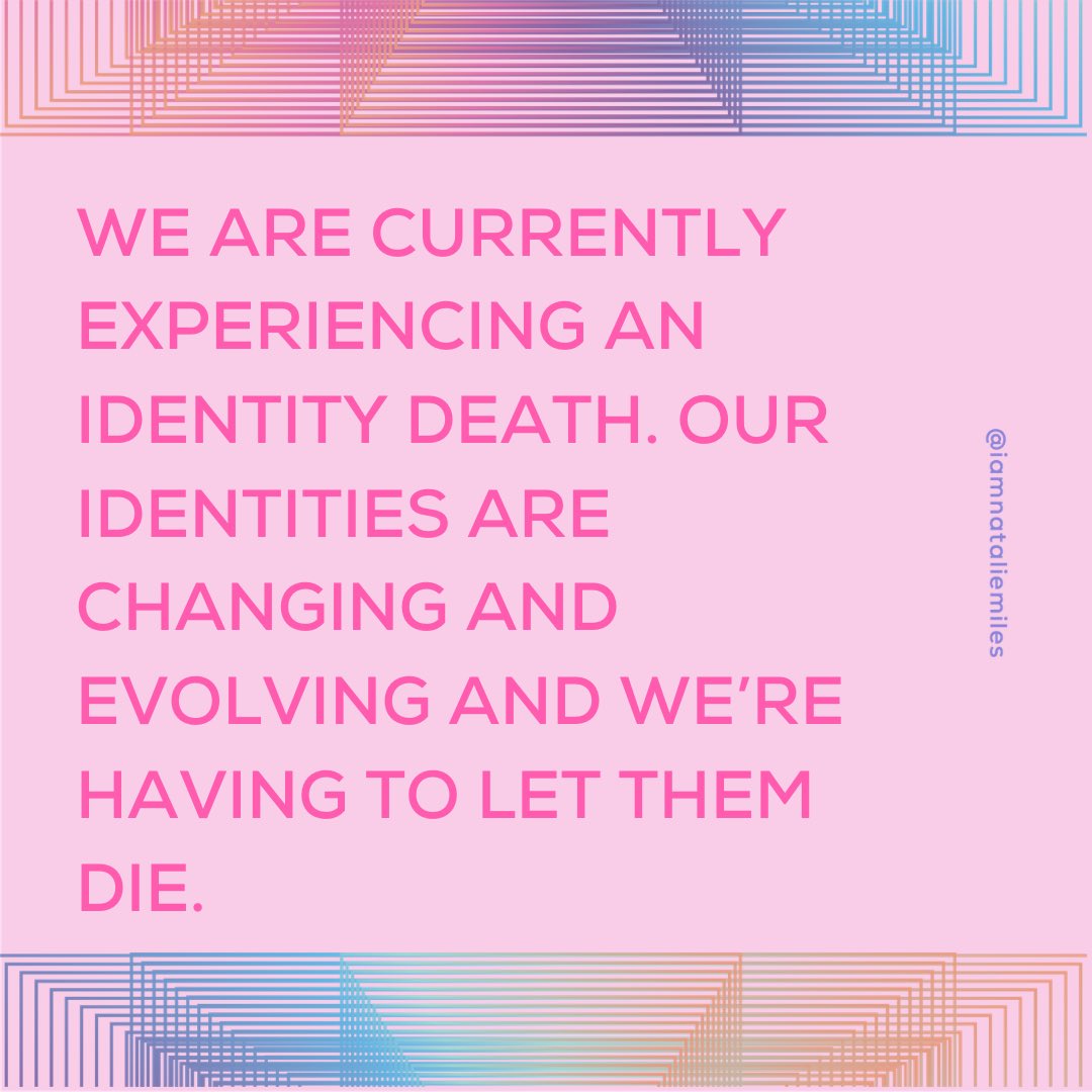 We are experiencing an identity death right now in the current energy. What are you having to let go of? #energy #transformation