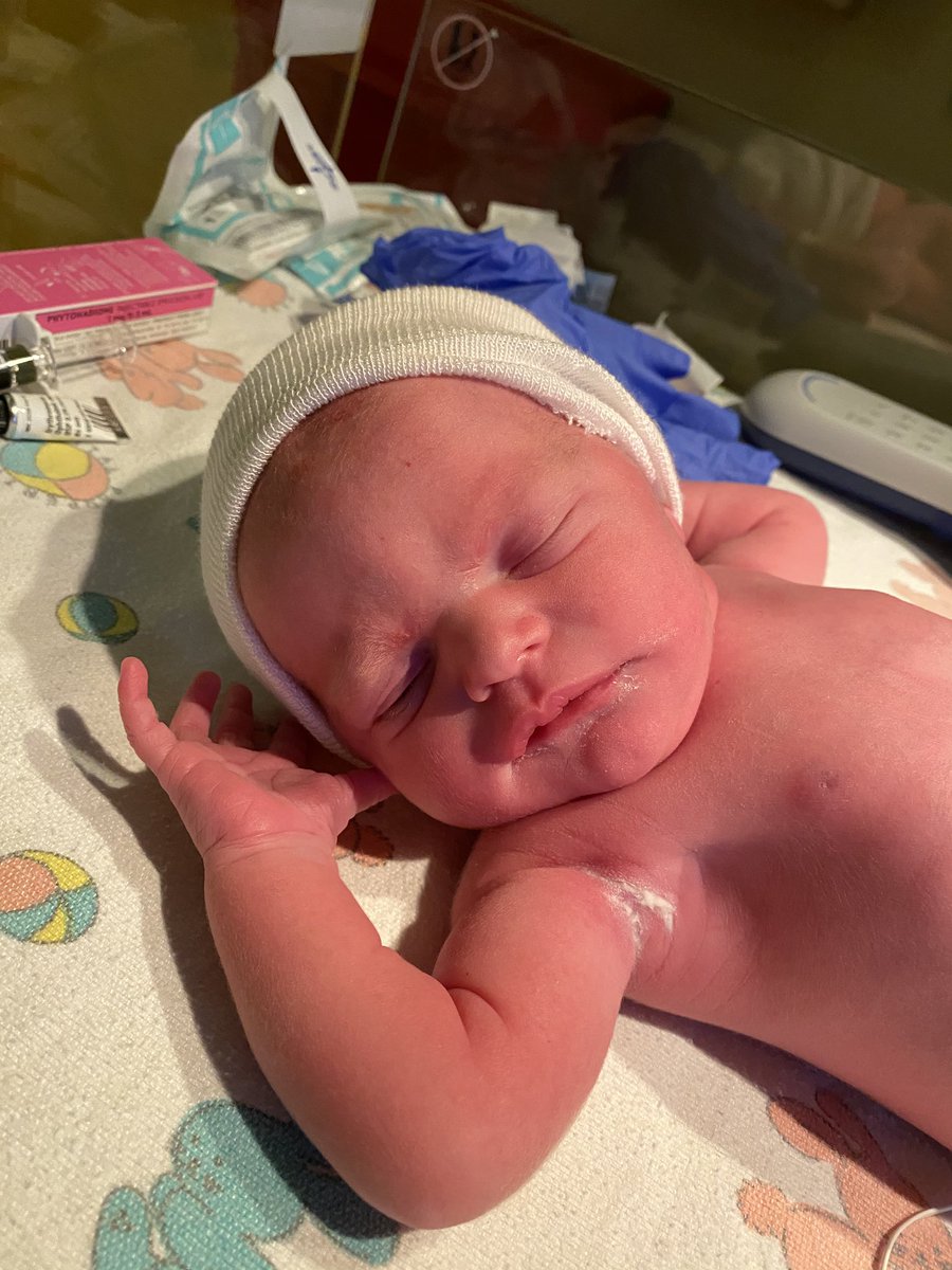 I woke up from a nap in the middle of actually having a baby! Introducing: Marlowe Dean Willis 