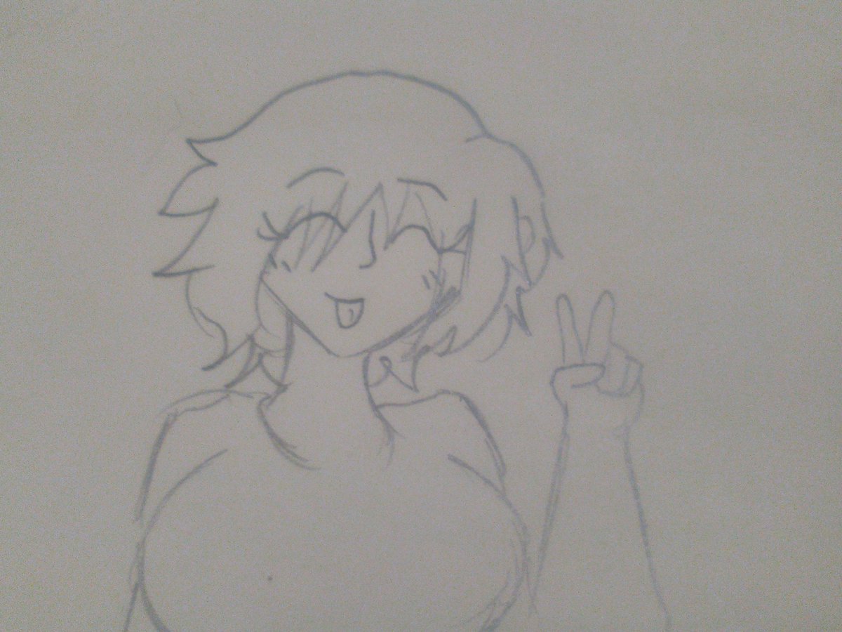 Kinda ran out of paper so here's Liz on a sticky note