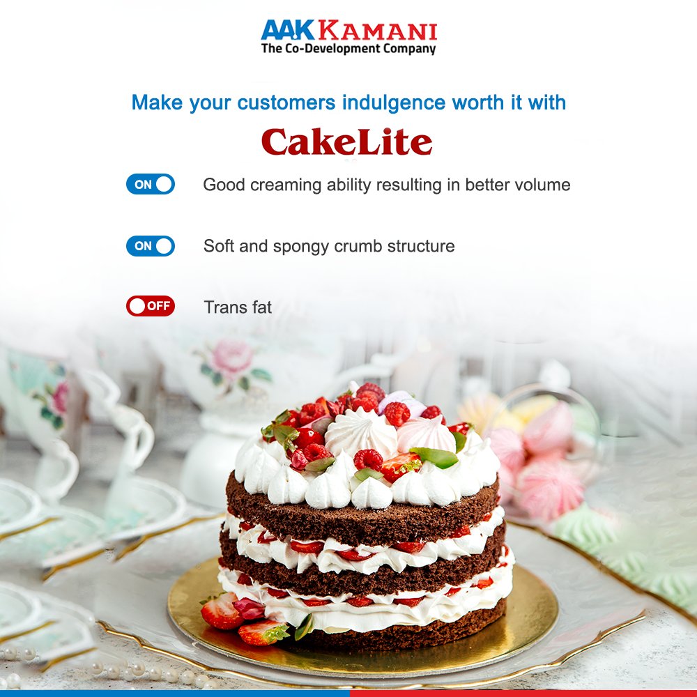 AAKIndiaCo's tweet image. Bake delicious cakes for your customers with AAK Kamani’s trans-fat free Cakelite and provide your customers with an experience to remember.
To know more visit: aakkamani.com/solutions/bake… or connect on 18002666363.
#AAKKamani #TheCoDevelopmentCompany
#TheValueAddingPartnership