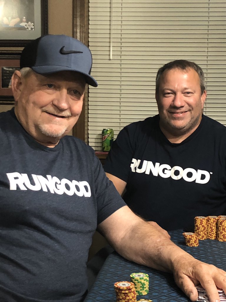 danmflowery's tweet photo. Showed up to a homegame in Russellville and found I wasn’t the only one relying on the good fortune associated with wearing @RunGoodGear apparel. #Team479 https://t.co/knKe7sVmeS