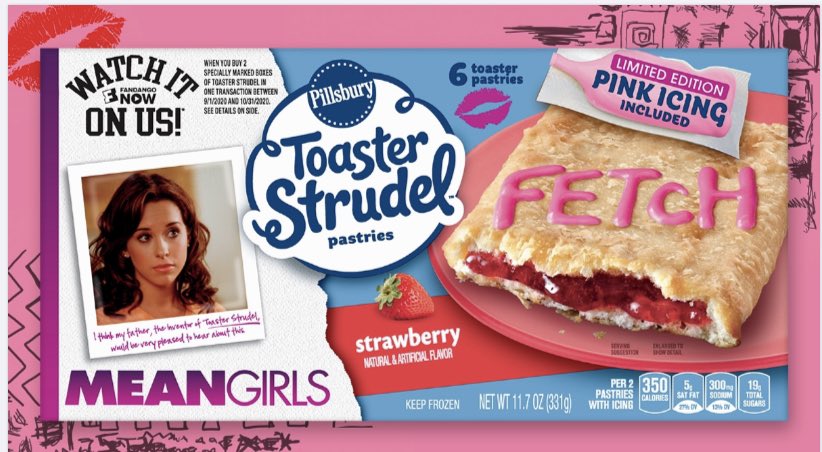 SusieJean14's tweet photo. @ToasterStrudel @MeanGirls #FetchSweepstakes βOn Wednesdays we wear pink!β ππππππππππ We also frost our limited edition Toaster Strudel with pink icing! ππππππππππ https://t.co/yNI6JD2tyn