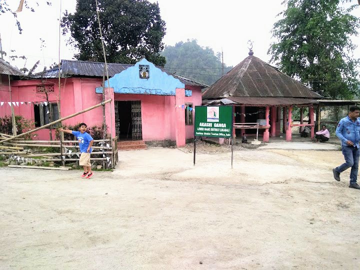Akashiganga located at 12 km from Malinithan in West Siang District in Likabali TownIt is ritualistic here to take bath in adjacent sacred pond (esp during Makar Sankranti) before seeking blessings from goddessAs per ancient texts, god krishna and devi Rukmini paid ...2/3
