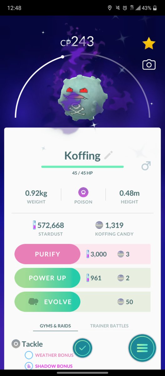 Shredzz30's tweet photo. I can not believe i got both in the same day. My shiny luck has been amazing the past week #ShinyPokemon #PokemonGO #ShadowShiny https://t.co/pwPu1llh38