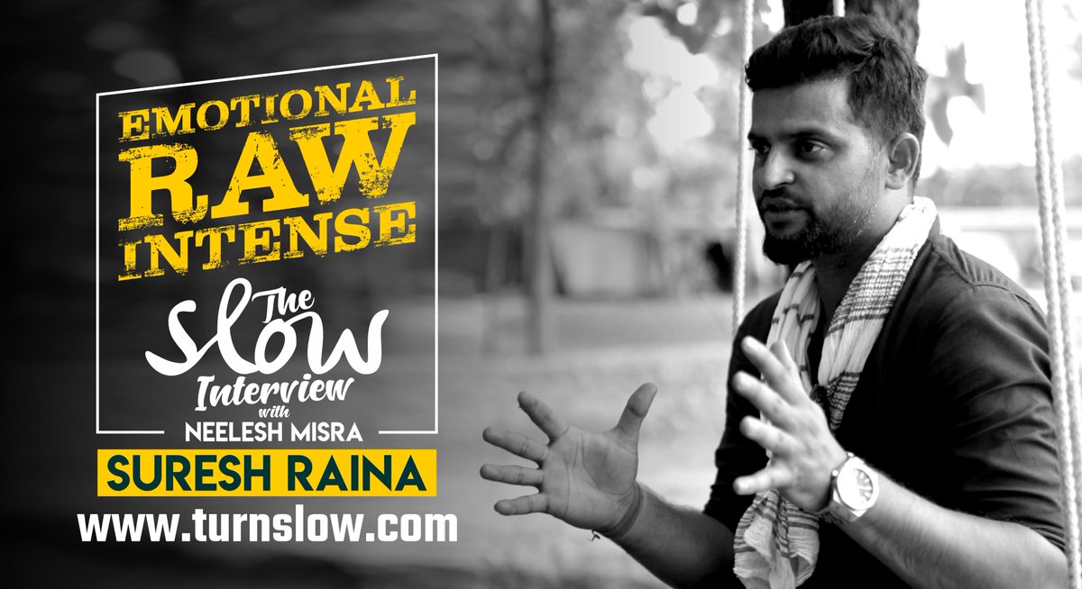 TheSlowMovement's tweet photo. .@neeleshmisra  nudges @ImRaina  to speak about the little things that got left behind, his inspirations in life, and gets him to sing too, in this two-hour film that comes close to a real-life conversation.
Watch #TheSlowInterview  here: https://t.co/qzNmIIz2NY https://t.co/z5GN0DCZMs