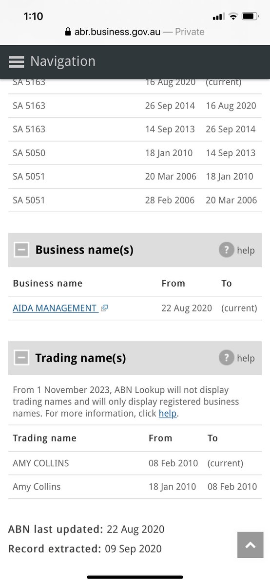 2/ I’ll walk you through this shit. It’s not just a simple investigation. I’m only going to state facts & you folk can join dots.First, Integrity Care. Get onto the fact that one of the Directors just registered a new business, please. She’s one of 3 who run IG. Her sister too.