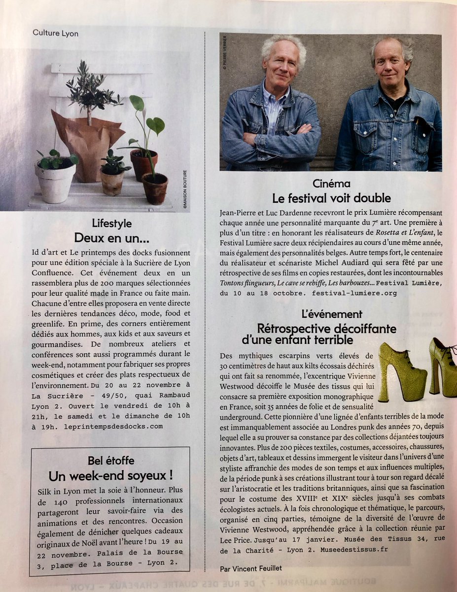 Cette année, Le Printemps des Docks et <a href="/IDdART/">I.D. d’ART</a> fusionnent pour une édition spéciale XXL à la Sucrière! RDV les 2.21.22 nov. merci <a href="/marieclaire_fr/">Marie Claire</a> Rhône Alpes!