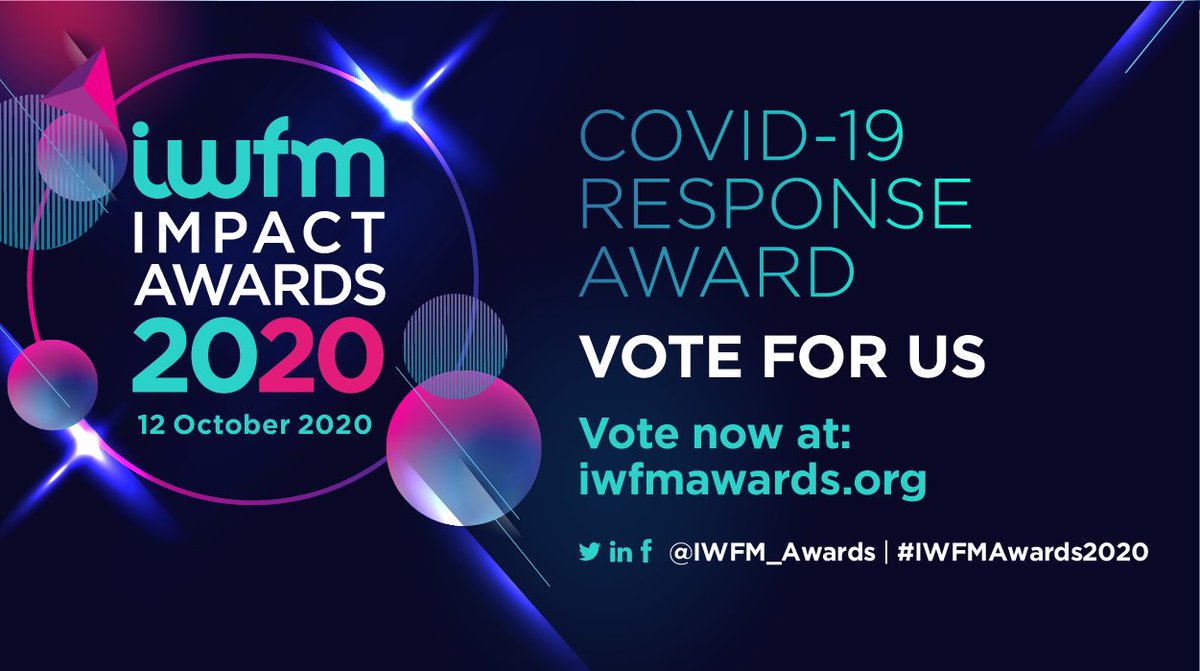 AshdownPhillips's tweet photo. 𝗪𝗲 𝗻𝗲𝗲𝗱 𝘆𝗼𝘂𝗿 𝘃𝗼𝘁𝗲! 👉https://t.co/8K5z0I6PqM

We’re thrilled to announce we're shortlisted for two @IWFM_Awards for our Covid-19 Response!

✨Keeping Good Work Going Award
✨Supporting the Community Award - @EdmontonGreen1 

#IWFMAwards2020 https://t.co/8LiRtTWWem