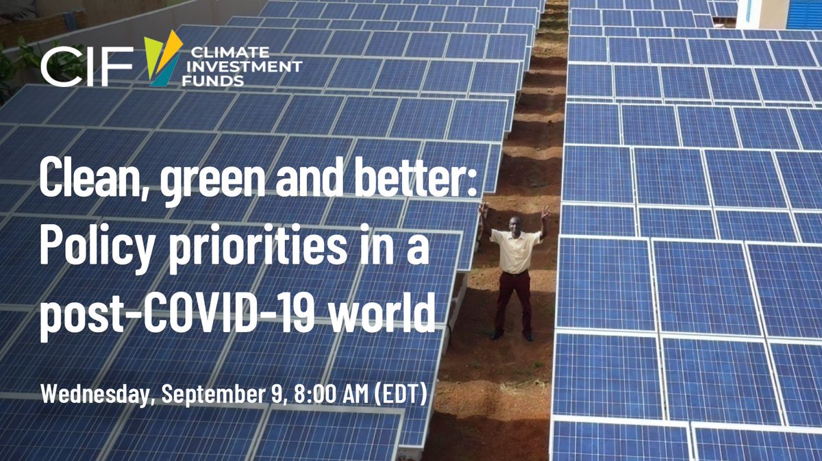 CIF_Action's tweet photo. Starting in 1 hour: Tune in and hear from our experts on policy priorities to amplify clean #energy investments in a post COVID world. Register here: https://t.co/HRf47mCj6E #buildingbackbetter #CleanGreenBetter https://t.co/SZ2Mw2PlRJ