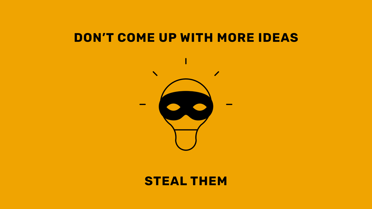 One of the most common struggles on Twitter is finding tweet ideas.Don't waste any more time looking.Steal them. Here's how YOU can do it. A thread