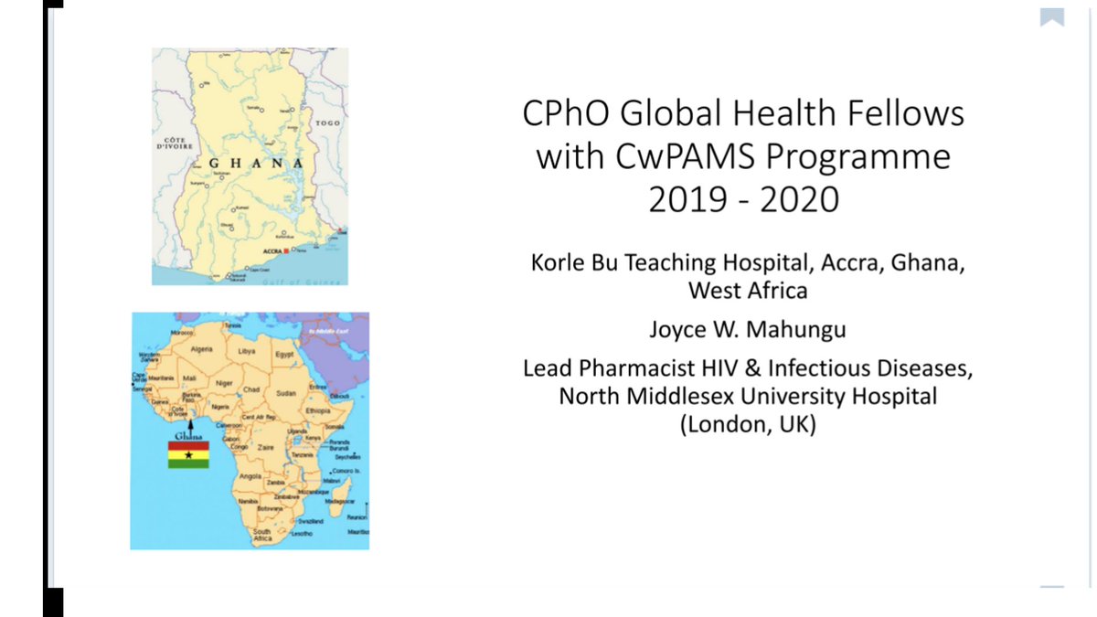 CW_Pharmacists's tweet photo. 7/ Joyce Mahungu @BugsDrugs, a CPhOGH fellow shared great and positive impact from the use of the app, ease of app navigation and comfort. Over 70% of health professionals found the App easy to navigate, and over 90% would recommend to colleagues. #CPhOGHFellows #CwPAM https://t.co/Fkxqx7golP