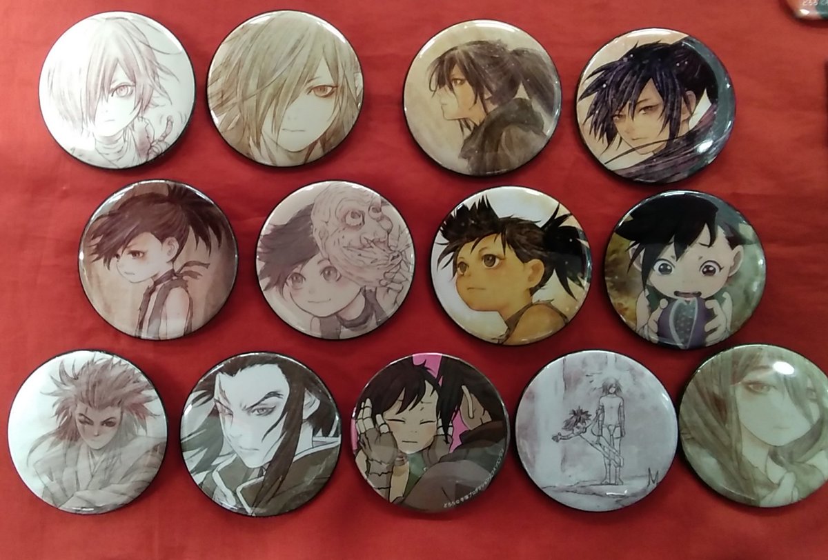 貴重　どろろ 缶バッジ　多宝丸　原画展 入荷情報】 「どろろ」の百鬼丸、多宝丸、どろろのトリビュートや原画