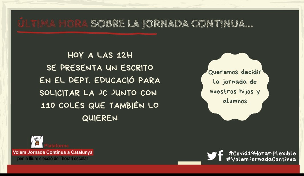 ContinuaCat's tweet photo. ULTIMA HORA! Escoles i famílies unides presentem al @govern i @JosepBargallo la solicitud conjunta per la Jornada Contínua.
#VolemJornadaContinua 
#AraMesQueMaiJornadaContínua
#SolicitudConjuntaJC https://t.co/RwhEhCCq75
