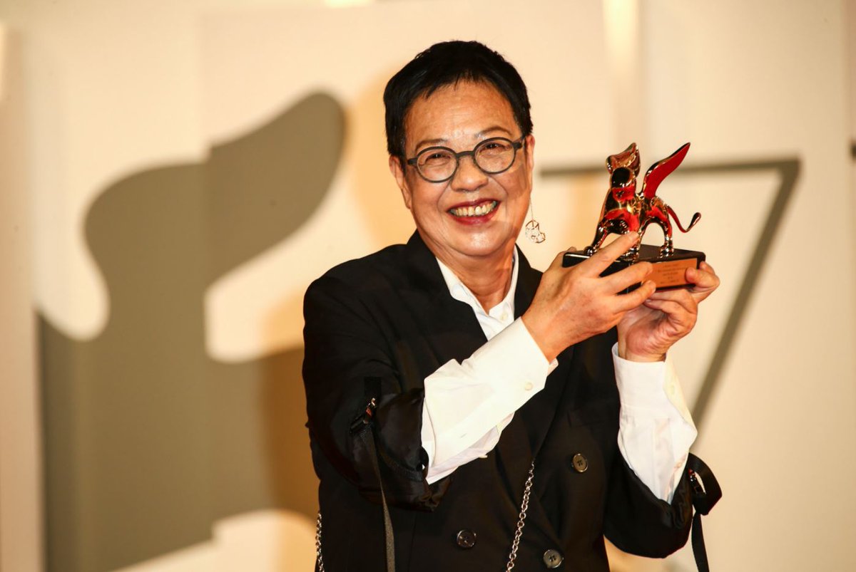 Congrats to Dir Ann Hui on receiving the Golden Lion for Lifetime Achievement at the 77th #VeniceFilmFestival!  World premiere of Man Lim-chung’s KEEP ROLLING, an intimate documentary on her life &amp; career, would have opened HKIFF44. Hope to bring this film to you soon!  Photo: AP