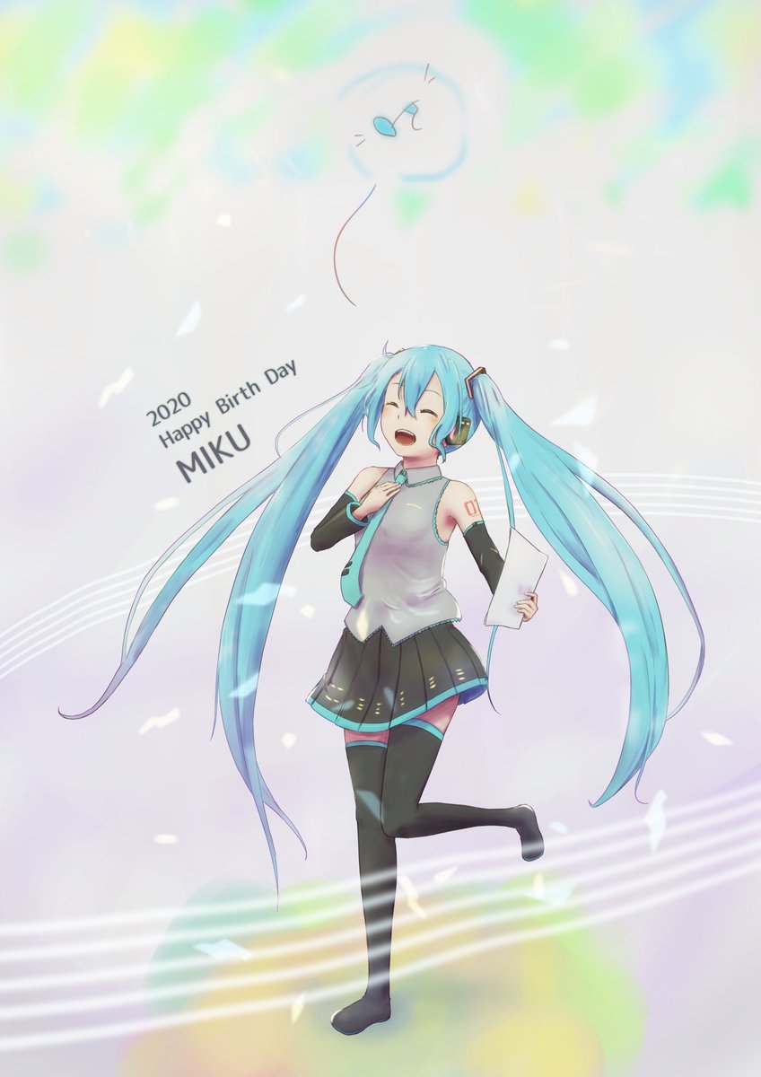 #初音ミク誕生祭2020  #初音ミク 
9日遅れ…
歌ってる初音ミクのイラストが描きたくて、気づいたら漫画に手を出してた…(°д°) 