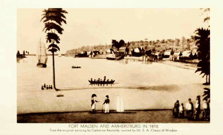 There was a naval depot at Amherstburg where the Lake Erie fleet was based. There was also a considerable number of Indigenous Allies that were displaced from their homes and relying on the British Indian Department for support and sustenance.The army was very short 6/x