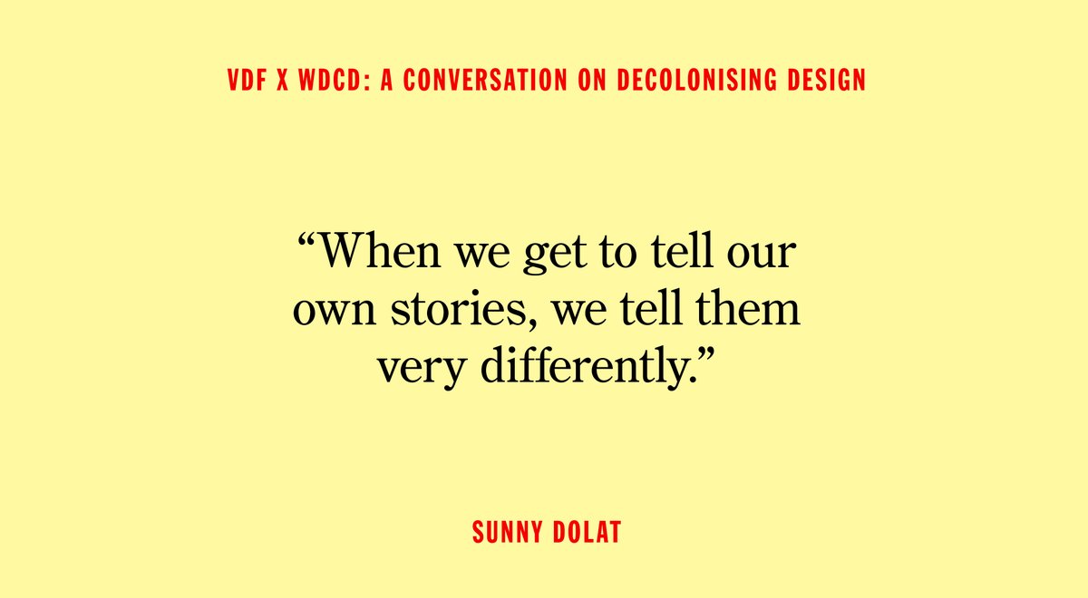 'When we get to tell our own stories, we tell them very differently.' — Earlier this summer, we chatted with the luminary @dolatsunny about queer art, African fashion, and what it means to #DecoloniseDesign. Watch the full talk here > bit.ly/2YVQv9B