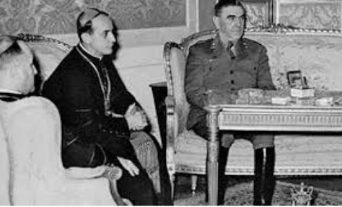 34) It is well known that Ustashas who started the idea of ​​an independent state of Croatia were absolutely loyal to the  #Pope (Ante Pavelić, Stepinac, Artuković, etc). Albert Rivera in his book states that Himmler was delighted with the Ustashas because he saw what they 