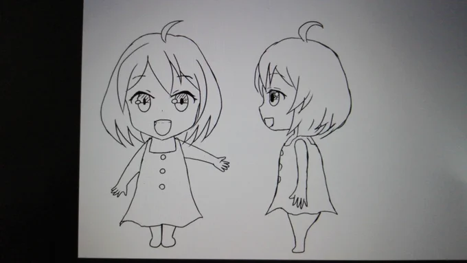 ユーデミーでチビキャラの練習を始めました

最も輪郭を潰した方がかわいく見えそう
チビキャラも奥が深いにぇ… 