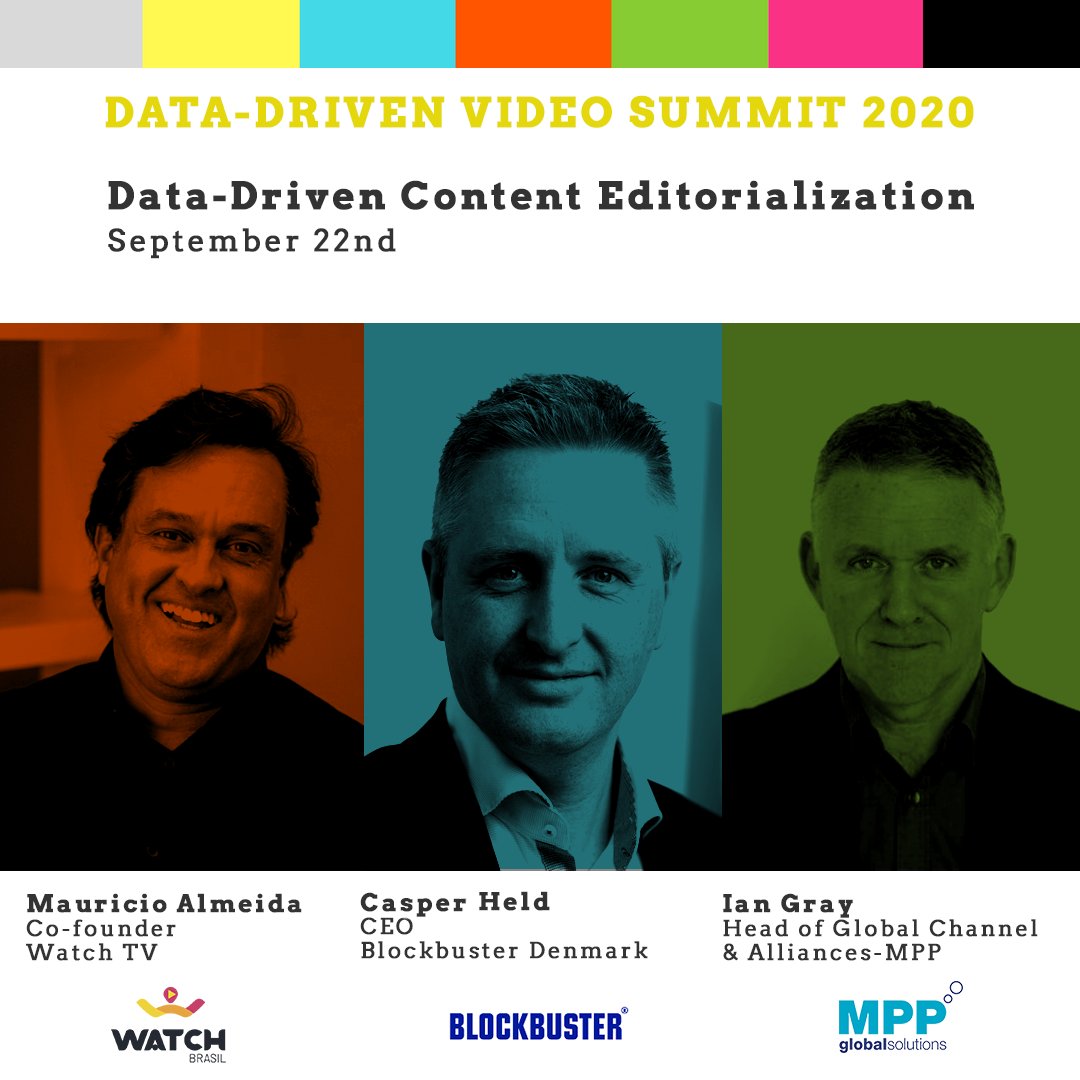 jumptechnologie's tweet image. Join our Data Driven Video Summit 2020 and learn In this session how to use data to uncover new ways to classify your catalog, making your content more relevant than ever for your viewers.

Save your seat: 
hubs.la/H0vSrry0

 #datadrivencontent #datasummit