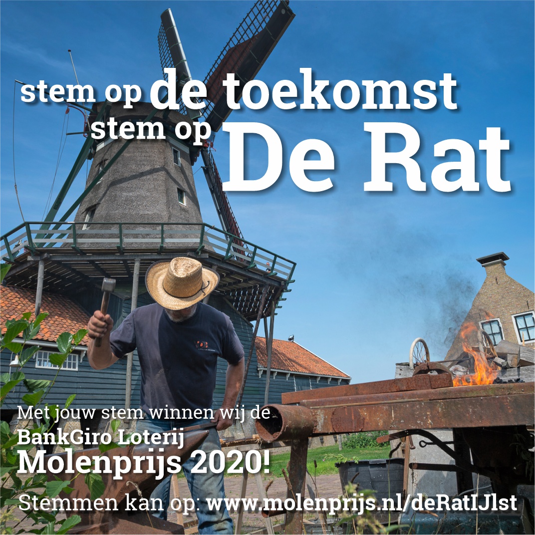 De Rat in IJlst genomineerd voor de BankGiro Loterij Molenprijs! houtzaagmolenderat.nl/we-zijn-genomi…