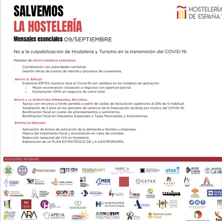 AEHTMA's tweet photo. #SalvemosLaHosteleria https://t.co/2ZXTLdVT5h