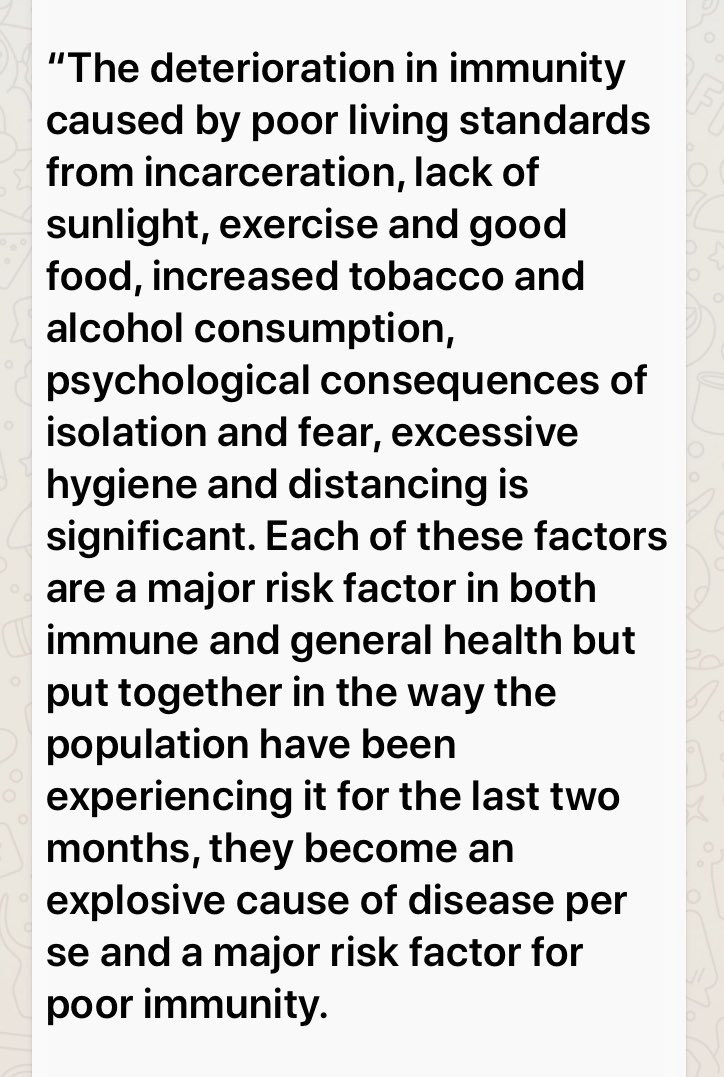 RealDeniseWelch's tweet photo. This is from a BSEM consultant who specialises in the immune system. All attempts to reach govt have failed since March. https://t.co/9G77WqTkvX
