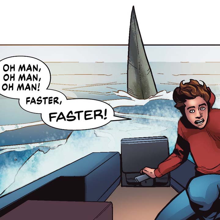 LastEmberPress's tweet photo. Somehow I don't think a motor boat can outrun that particular shark, how about you?! https://t.co/YPIKkjyM5l #kickstarter #indiecomics #sharkcomics #themeg #faster @brantfowler @darkavengerc86 https://t.co/ZwTFrI7dva
