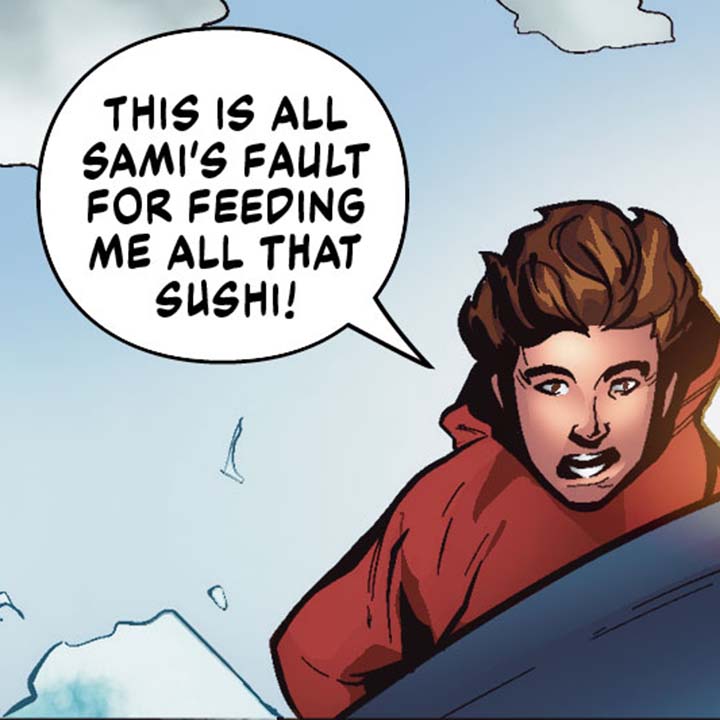 LastEmberPress's tweet photo. Well, looks like it's just not Chris' day, huh? Find out if he survives at https://t.co/YPIKkjQmWT #kickstarter #preorder #celestialfalcon #indiecomics #sharksrule #themeg @brantfowler @darkavengerc86 https://t.co/xh877Z5NrM