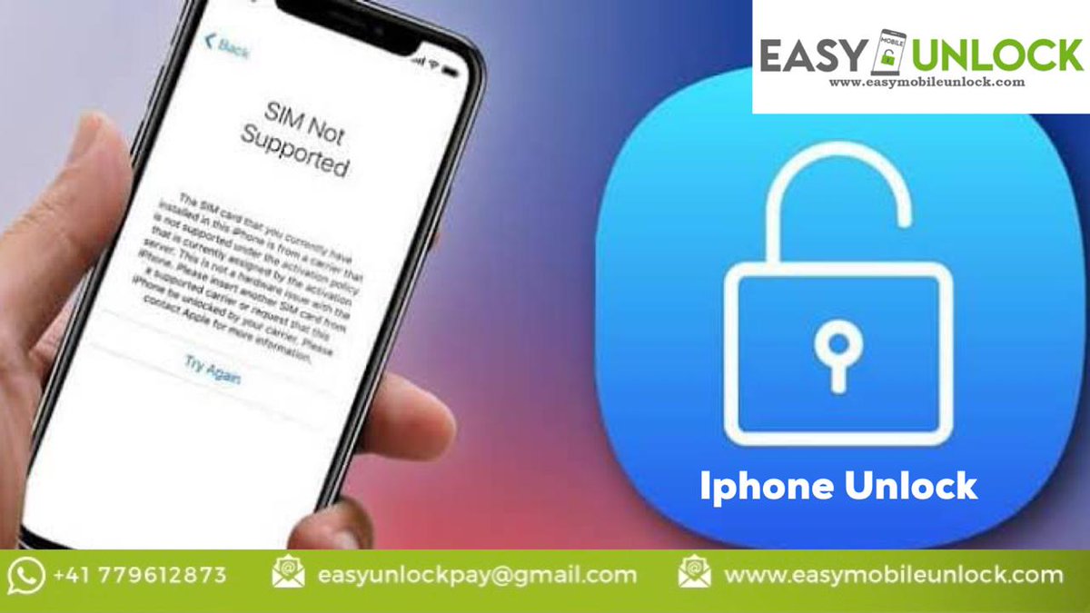 easymobunlock's tweet photo. Unlocking an iPhone is not a difficult task if you have done the right research and you have the right tools. Most networks that come with iPhone have kept it locked so that they can restrict the usage to only person. 
Visit   https://t.co/jaoLZZlVuX https://t.co/1iKNeUbcZx